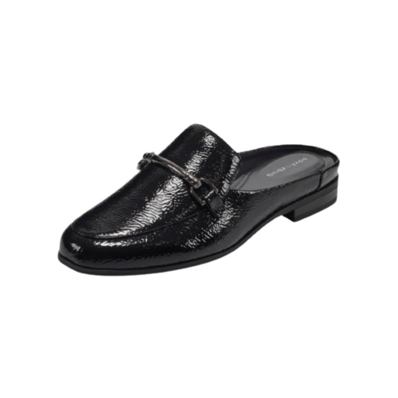 Easy Spirit Black Patent Mules โ Size 9, New with Tags, Chic Slip-On Shoes - Picture 1 of 7